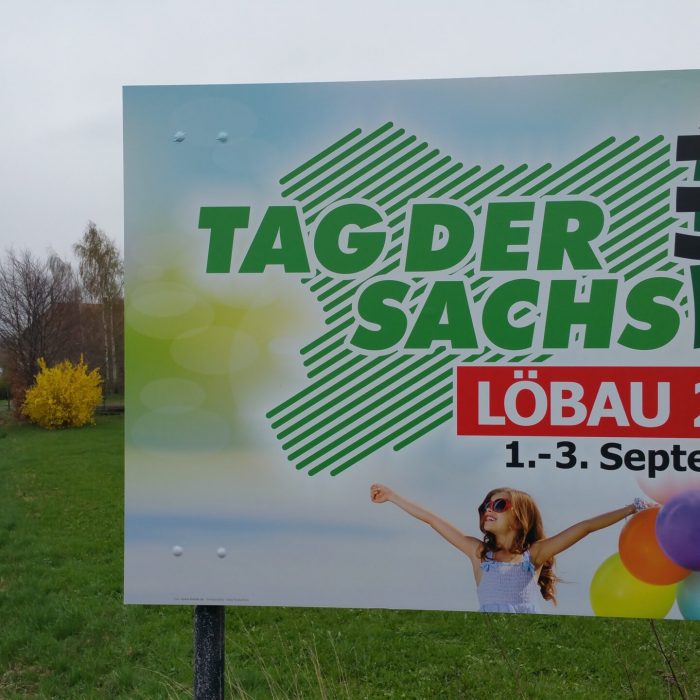 Werbeplakat Tag der Sachsen Löbau 2017
