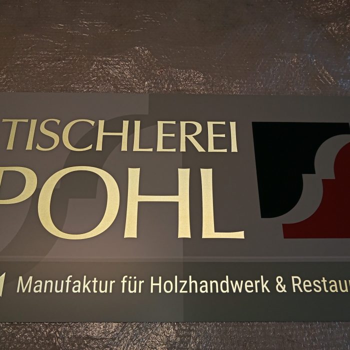 Reflexfolienschild Nacht