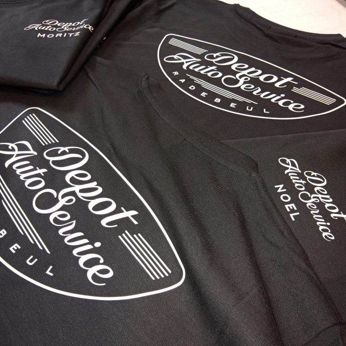 Hochweriger Textildruck Depot Auto Service Radebeul