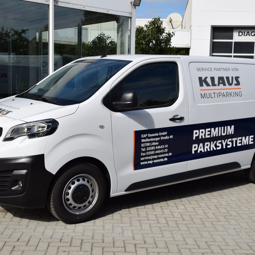 Auto beklebt mit Folie