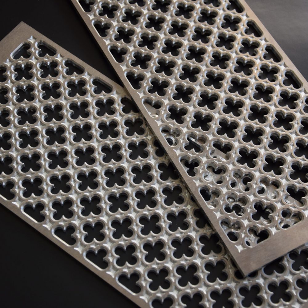 CNC graviertes Ofenblech aus Metall