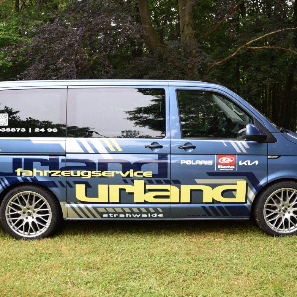 Fahrzeugbeschriftung Autohaus Urland