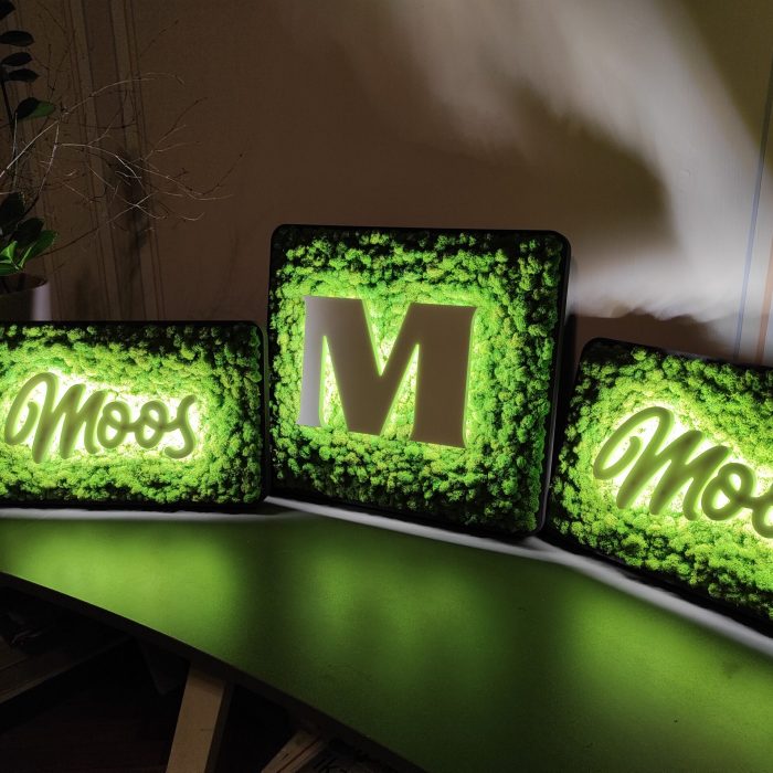 Musterstücke für LED beleuchtete Acryllogos