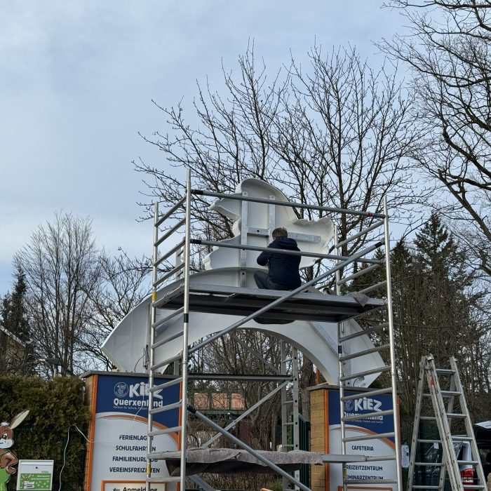 Montage LED Leuchtkasten Seifhennersdorf Querxenland