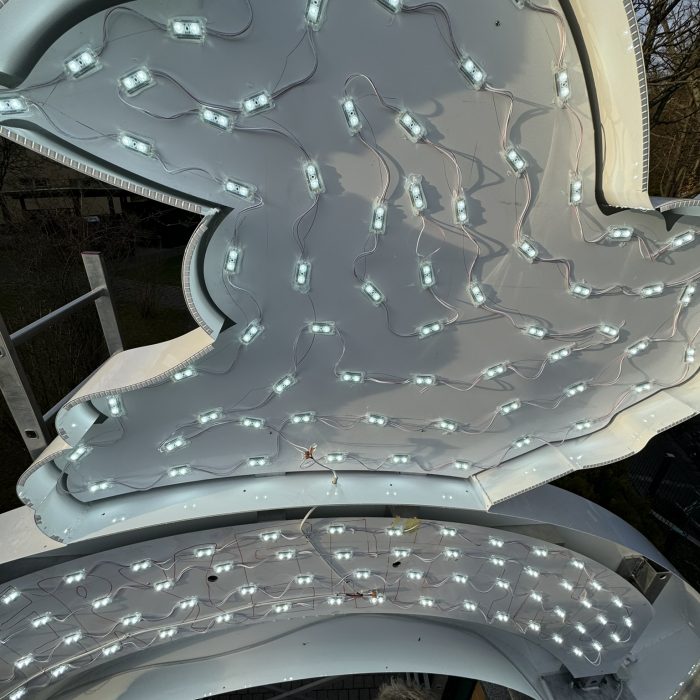 Innenleben LED Leuchtkasten – Querxenland Seifhennersdorf